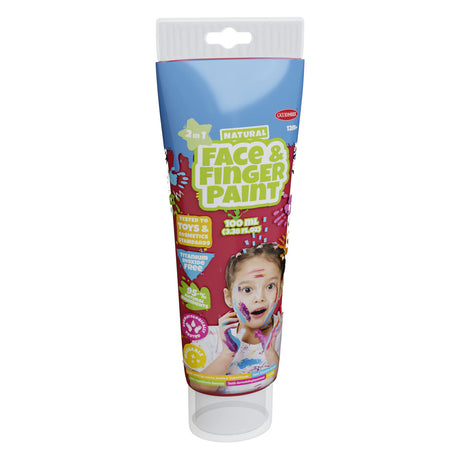 Tubo de pintura para dedos Boti natural face - rojo, 100 ml