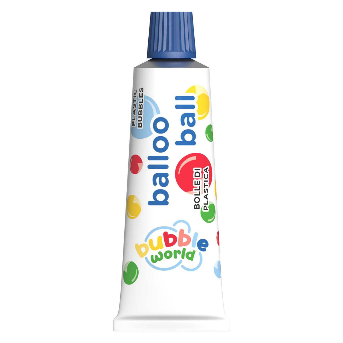 Soplar burbujas de plástico