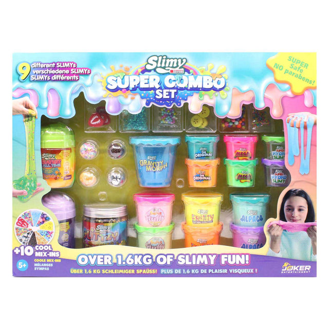 Súper combo de baba Joker: 1,6 kg de diversión colorida.