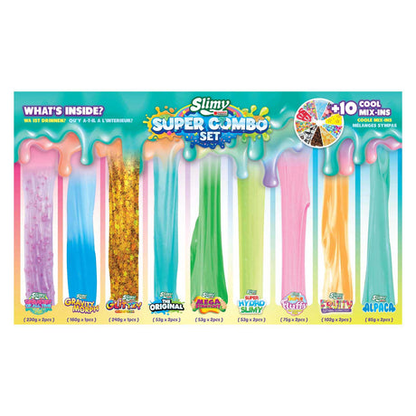 Súper combo de baba Joker: 1,6 kg de diversión colorida.