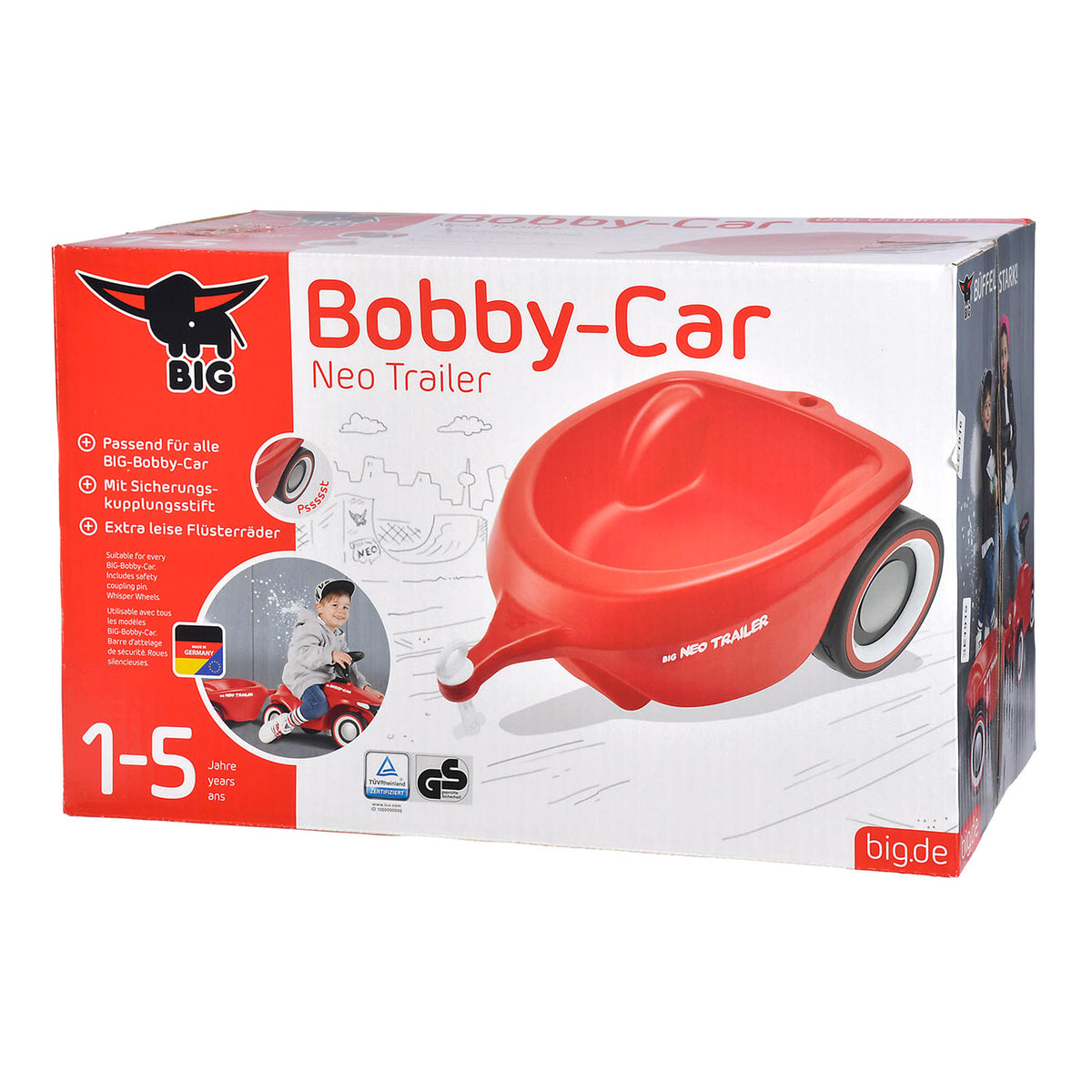 Grande - bobby - coche neo remolque