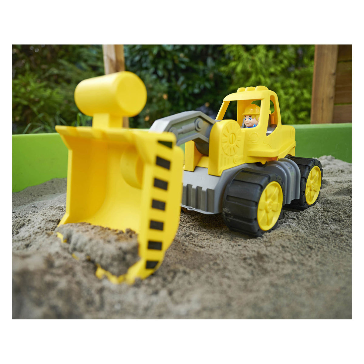 Cargador de ruedas Big Power Workers + figura - arenero - vehículo de juguete