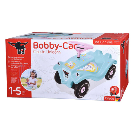 Big Bobby Car clásico de unicornio