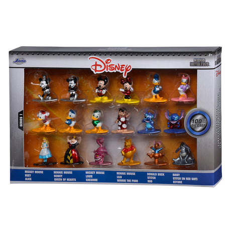 Figuras coleccionables de Jada Toys Disney Nano Wave 1, 18 piezas.