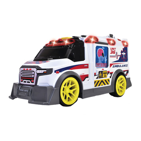 Dickie Toys 203307003, ambulancia, 3 años, aa, rojo, blanco - 203307003