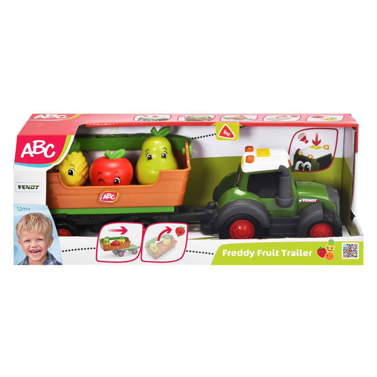 ABC Freddy Fruit Tractor con remolque