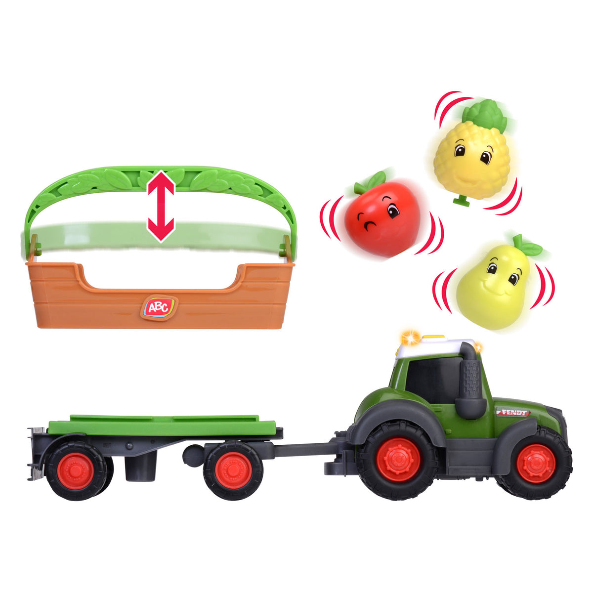 ABC Freddy Fruit Tractor con remolque