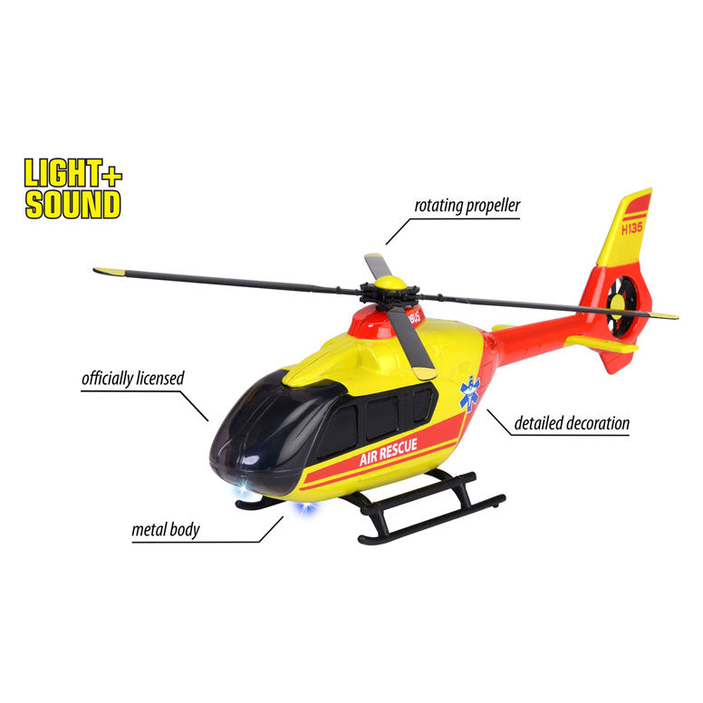 Helicóptero de rescate Majorette Airbus H135