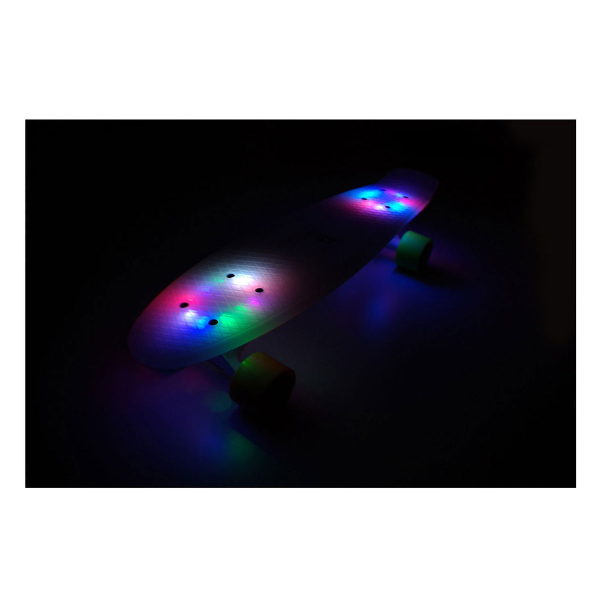 Hudora Skateboard retro con luz