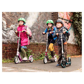 Hudora scooter big wheel step rx205 - negro rojo