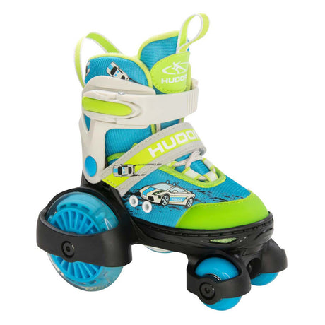 Hudora patina mi primer coche quad LED, talla 30-33