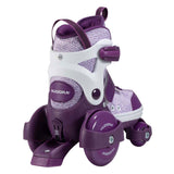 Patines Hudora mi primer quad morado, talla 26-29