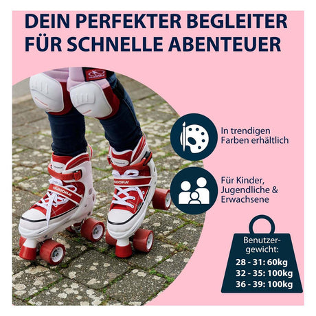 Zapatilla patín Hudora ámbar, talla 36-39