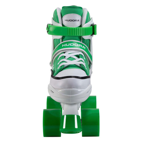 Zapatilla patín Hudora verde, talla 28-31