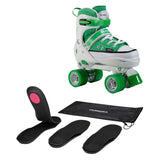 Zapatilla patín Hudora verde, talla 36-39