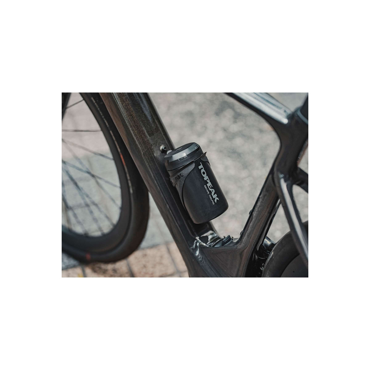 Topeak botella de agua escape pod + negro
