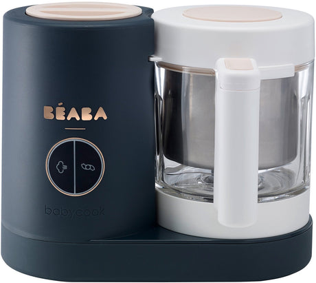 Béaba babycook neo® - Preparador de comida para bebés 4 en 1 - Vaporera y robot de cocina - Bol de cristal - Azul