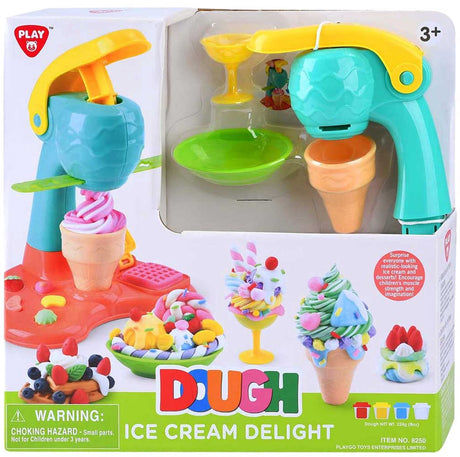 Set de arcilla helado delicioso Playgo - 4 vasijas de barro
