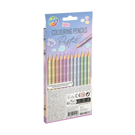Set de lápices de colores pastel Moxy 12 piezas