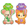 Libro para colorear Moxy formas animales 20 hojas + 6 lápices