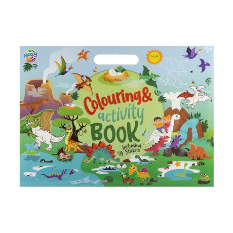 Libro de actividades y colorear Moxy con pegatinas 36x26cm