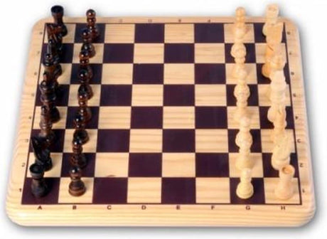Tablero de ajedrez de madera Engelhart longfield 30 x 30 cm