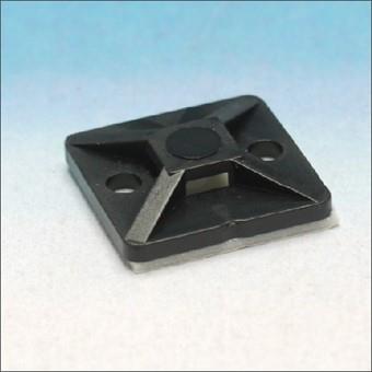 Soporte adhesivo Hellermann para bridas (100) | 100 piezas