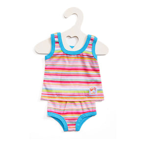 Ropa interior para muñecas Heless - azul, 28-35 cm