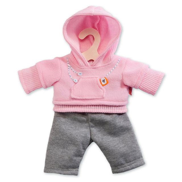 Atuendo de trote de muñecas Heless - rosa, 35-45 cm