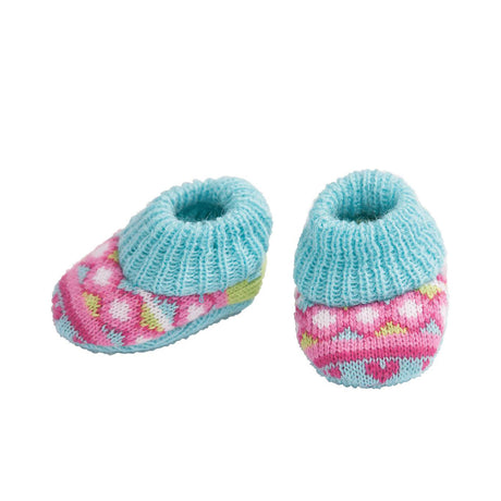 Pantuflas de muñeca de punto Heless, 35-45 cm
