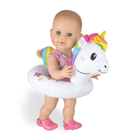 Heless muñeca juego de natación unicornio, 35-45 cm