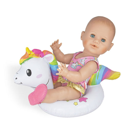 Heless muñeca juego de natación unicornio, 35-45 cm