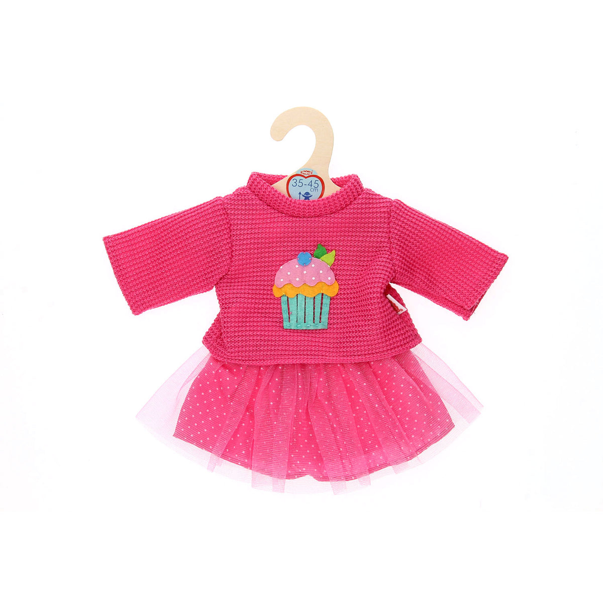 Jersey de muñeca Heless con falda, 35-45 cm