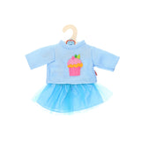 Jersey de muñeca Heless con falda, 35-45 cm