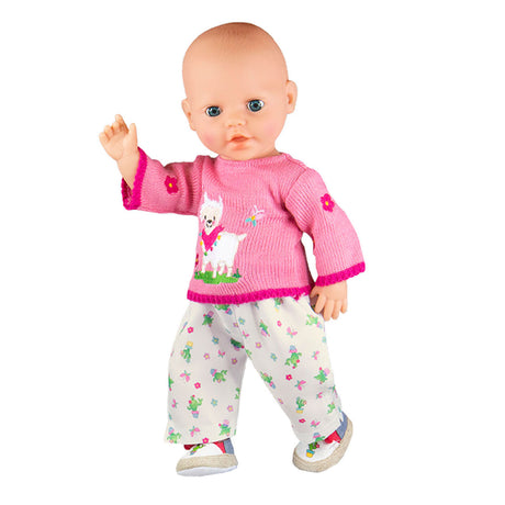 Jersey de muñeca Heless con pantalón de alpaca, 28-35 cm
