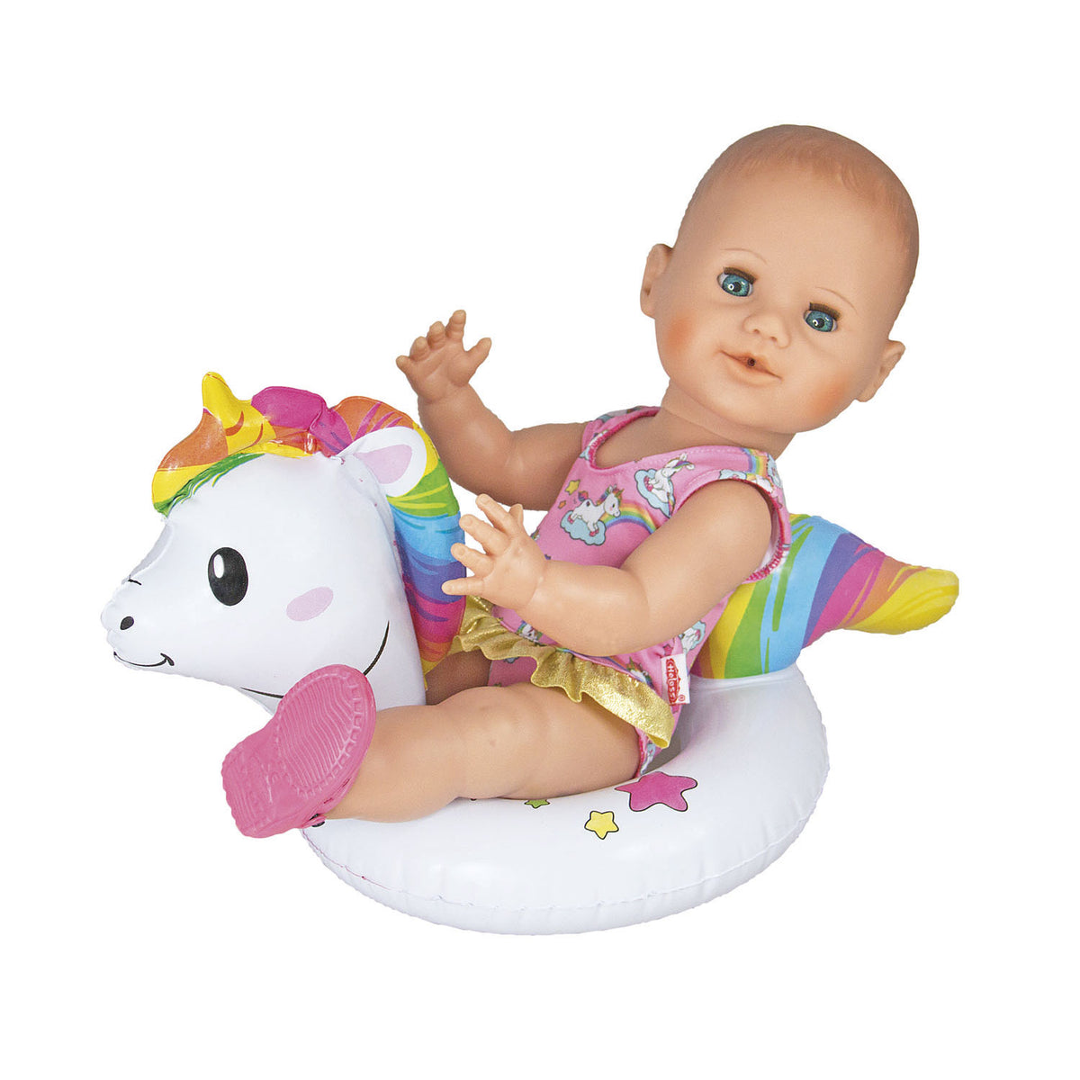 Heless Dolls anillo de natación unicornio, 28-35 cm