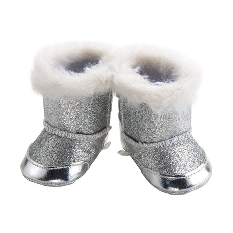Heless zapatos muñeca botas 38-45 cm niña poliéster plata