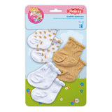 Calcetines de muñecas Heless Glitter - 3 pares, 28-35 cm