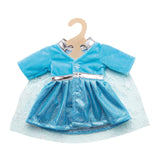 Vestido de muñeca Heless princesa de hielo con capa, 28-35 cm