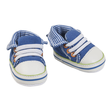 Heless zapatos de muñeca zapatillas de deporte azul, 30-34 cm