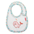 Babero muñeca heless ballena rosa