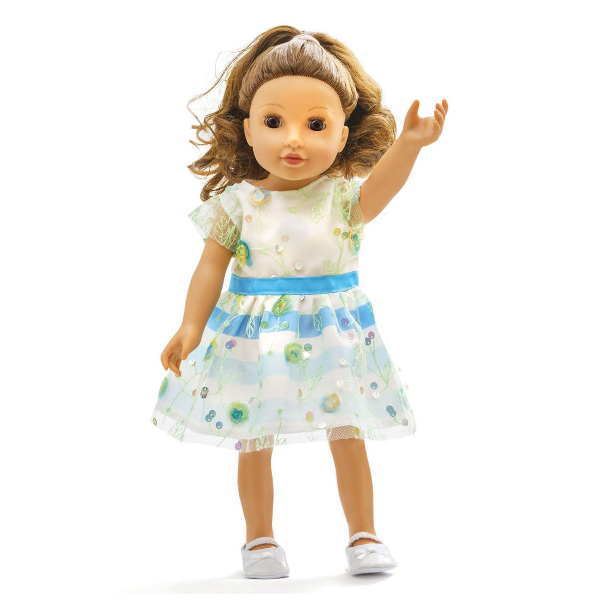 Vestido de muñecas Heless Mar de flores, 28-35 cm