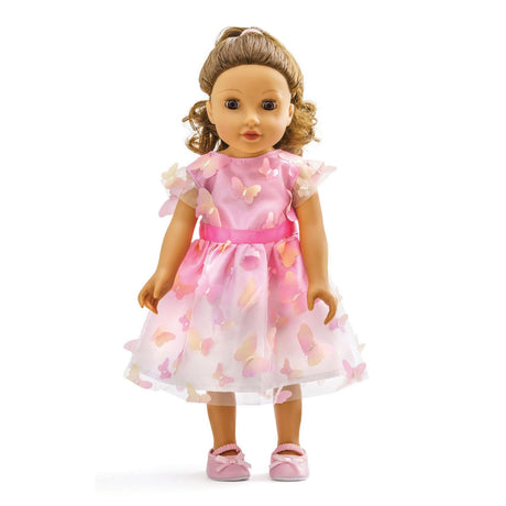 Heless pu-kleid señorita mariposa, gr. 28-35cm