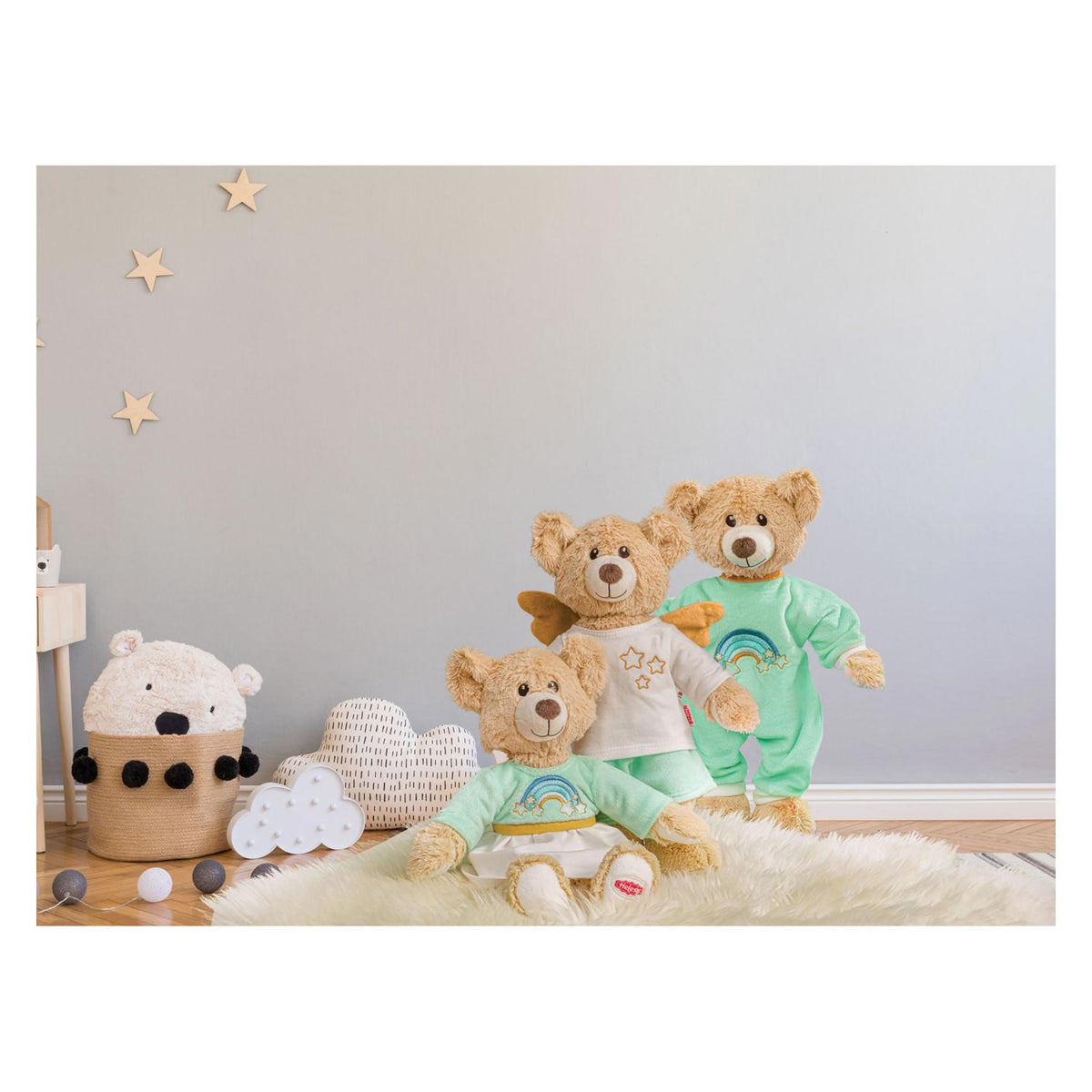 Heless peluche osito de peluche arcoíris, 42 cm
