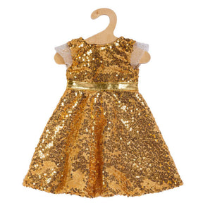 Vestido para muñeca Heless estrella dorada, 28-35 cm