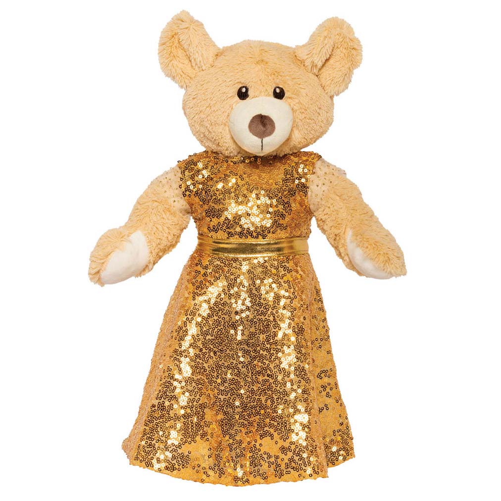 Vestido para muñeca Heless estrella dorada, 28-35 cm