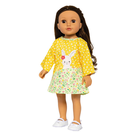 Vestido de muñeca Heless conejito lou, 28-35 cm