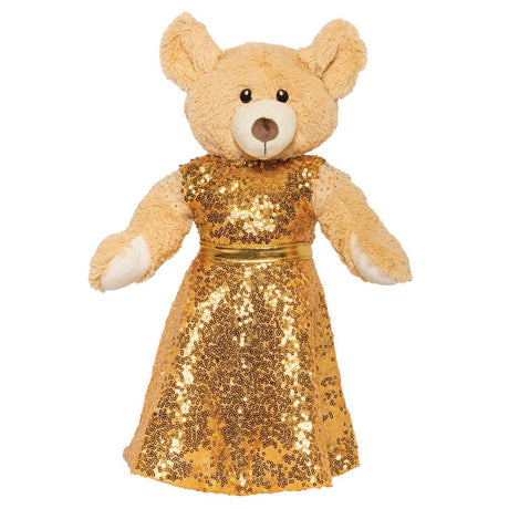 Vestido de muñeca Heless estrella dorada, 35-45 cm