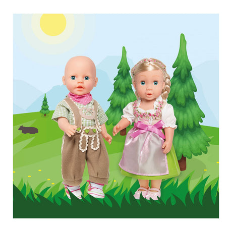 Vestido de muñeca Heless Heidi, 28-35 cm
