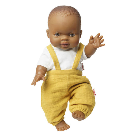 Peto de muñeca Heless amarillo ocre, tamaño 28-35 cm